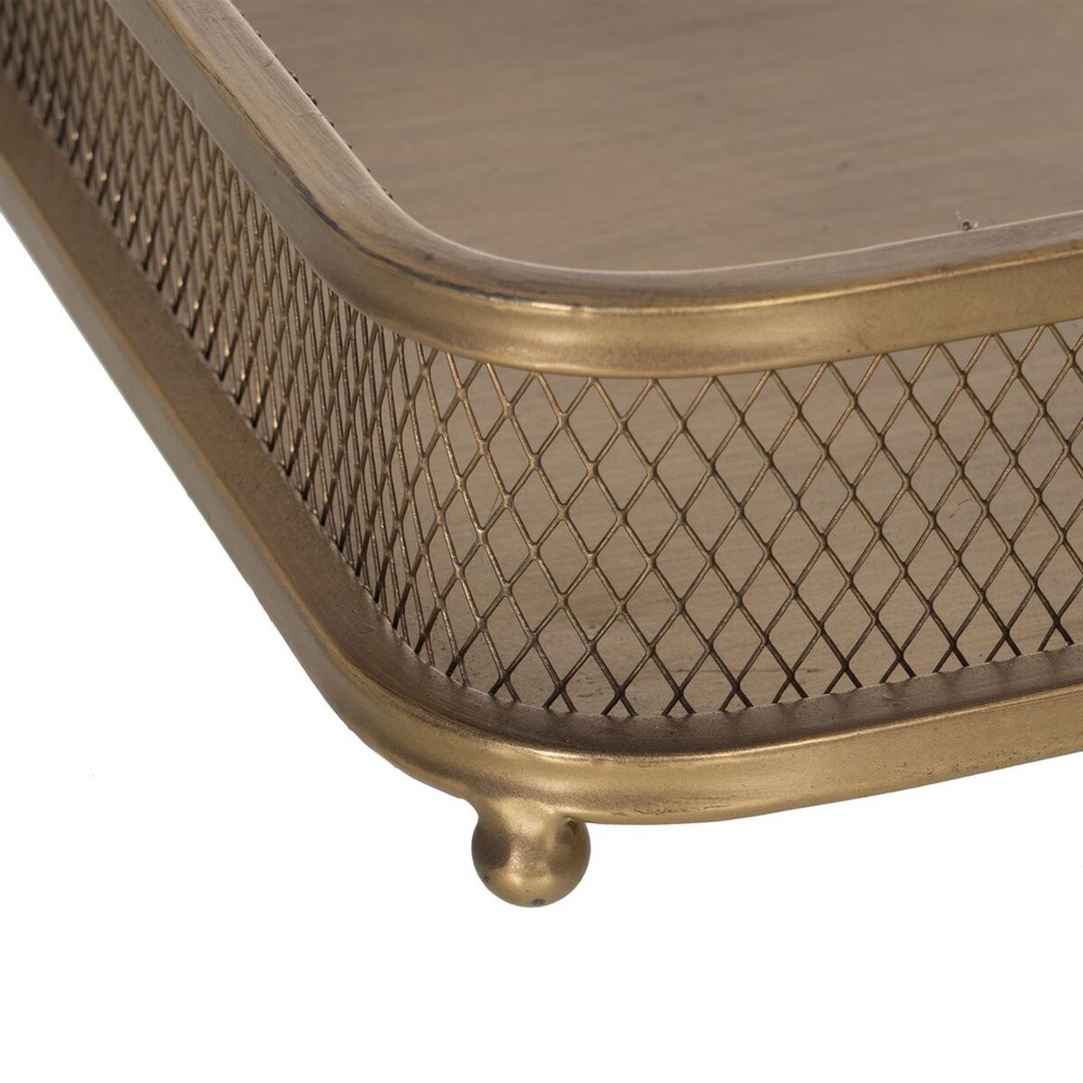 Snackdienblad Gouden Ijzer 40 x 40 x 10 cm